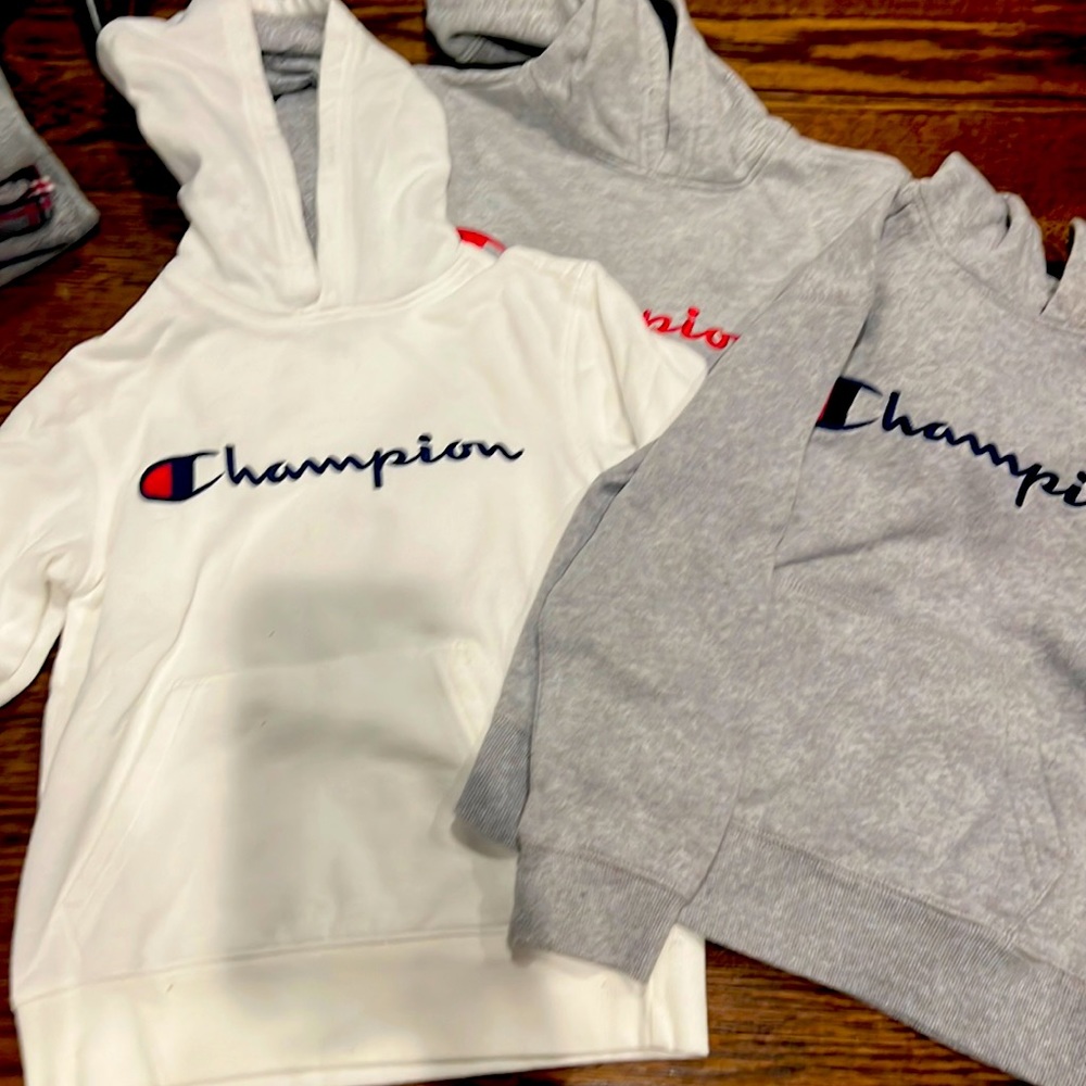 Bundle of champion hoodies